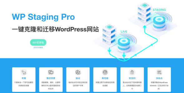 WP Staging Pro v5.4 一键克隆和迁移WordPress网站插件