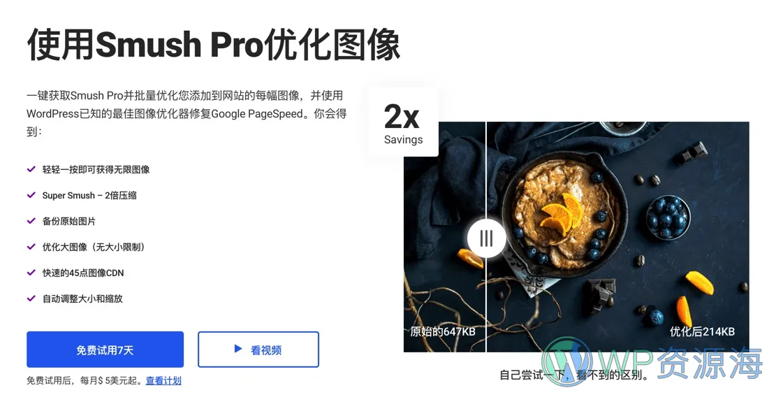 Smush Pro-图像图片压缩优化WordPress插件插图-WP资源海 Smush Pro-图像图片压缩优化WordPress插件插图-WP资源海