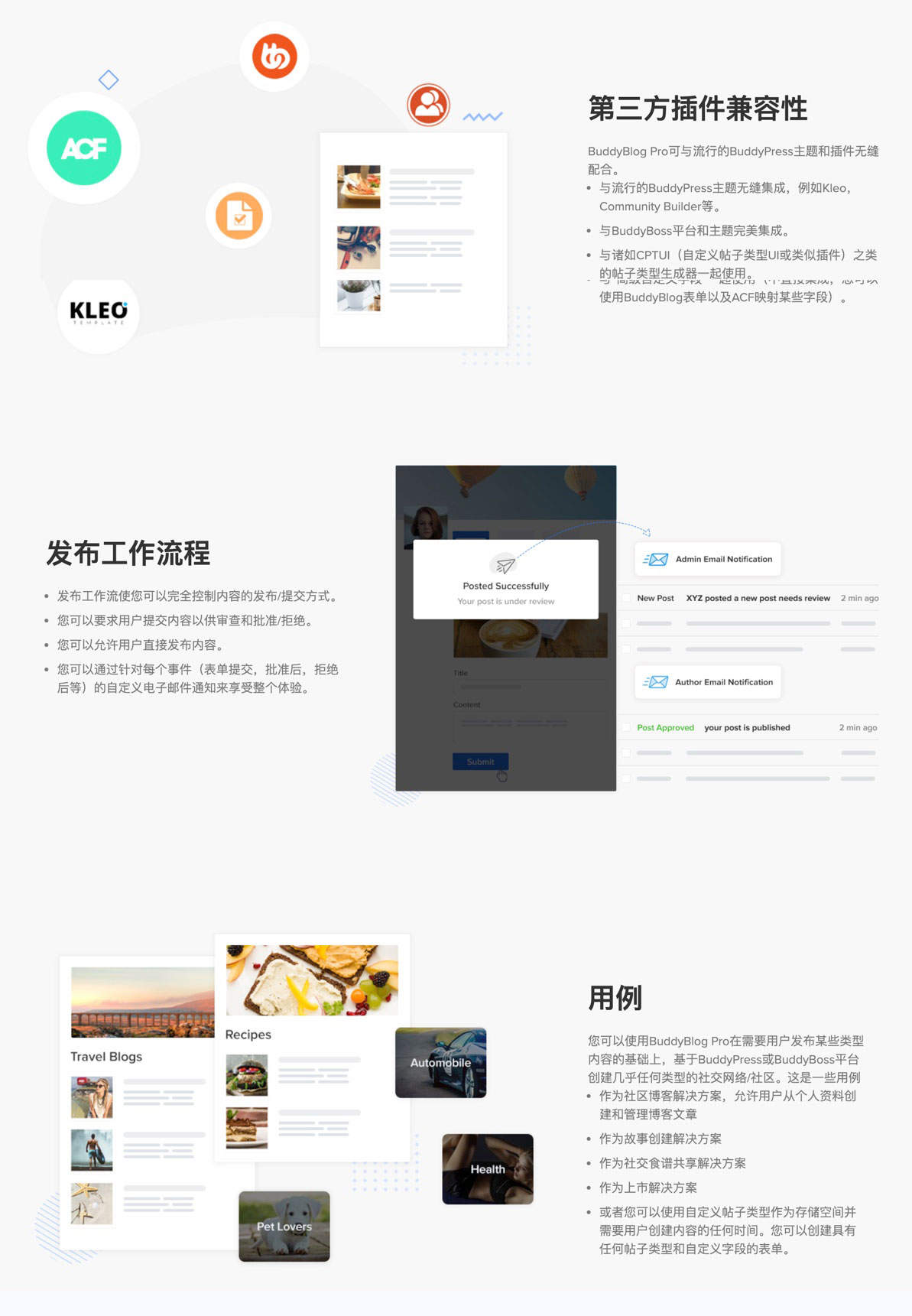 BuddyBlog Pro 前端用户投稿发文WordPress插件插图4-WP资源海 BuddyBlog Pro 前端用户投稿发文WordPress插件插图4-WP资源海