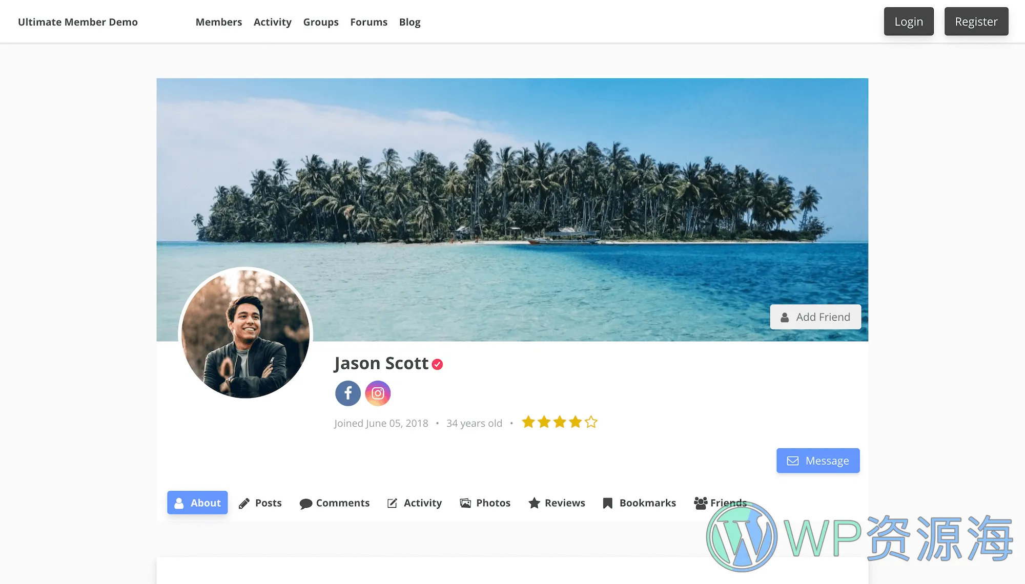 Ultimate Member-VIP会员和用户权限管理WordPress插件插图2-WP资源海 Ultimate Member-VIP会员和用户权限管理WordPress插件插图2-WP资源海