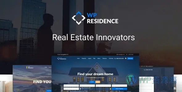 Residence-房地产房屋中介WordPress主题插图-WP资源海 Residence-房地产房屋中介WordPress主题插图-WP资源海
