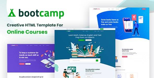 Bootcamp-在线课程和教育网站HTML模板