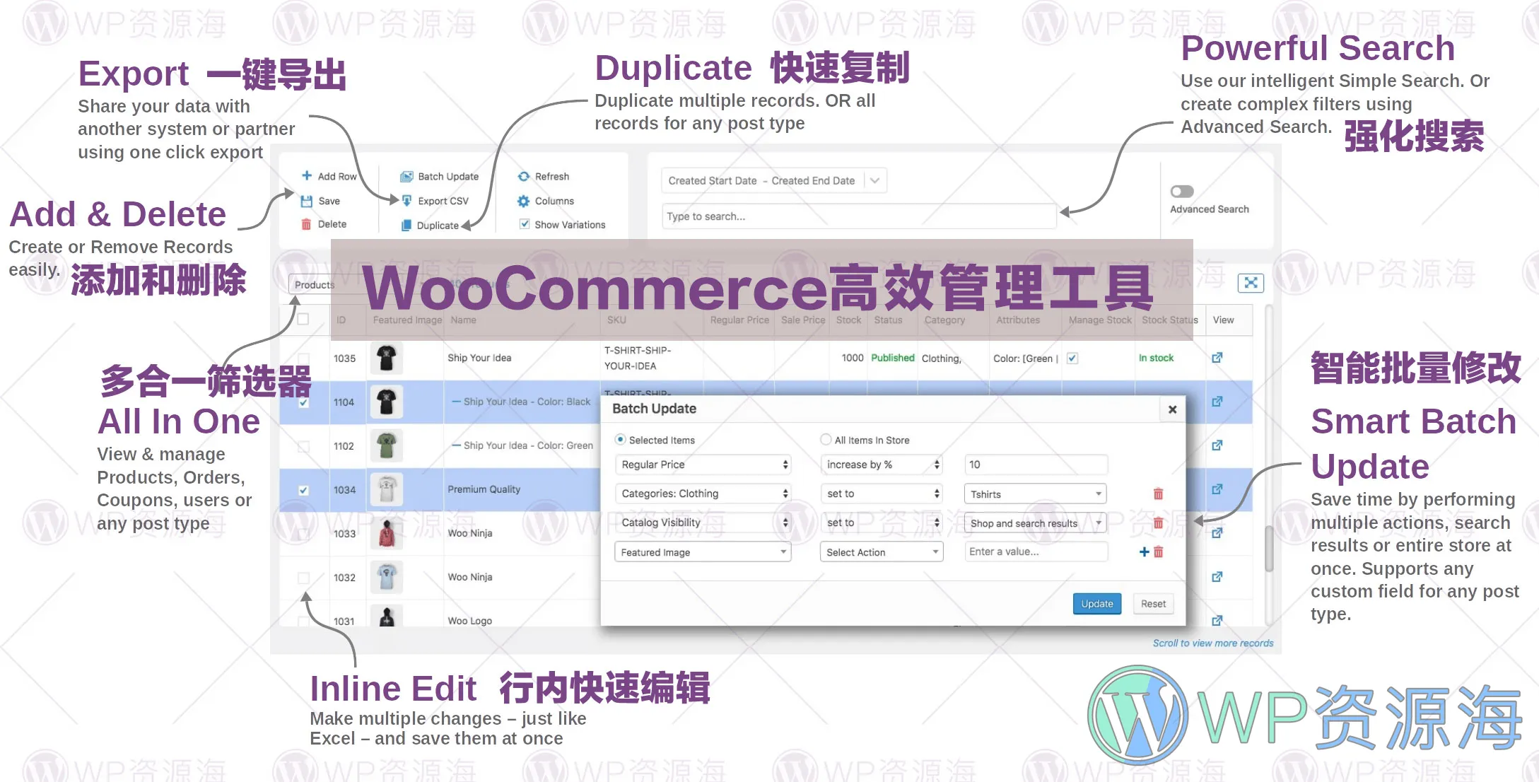 Smart Manager WooCommerce商城智能高效管理插件插图-WP资源海 Smart Manager WooCommerce商城智能高效管理插件插图-WP资源海