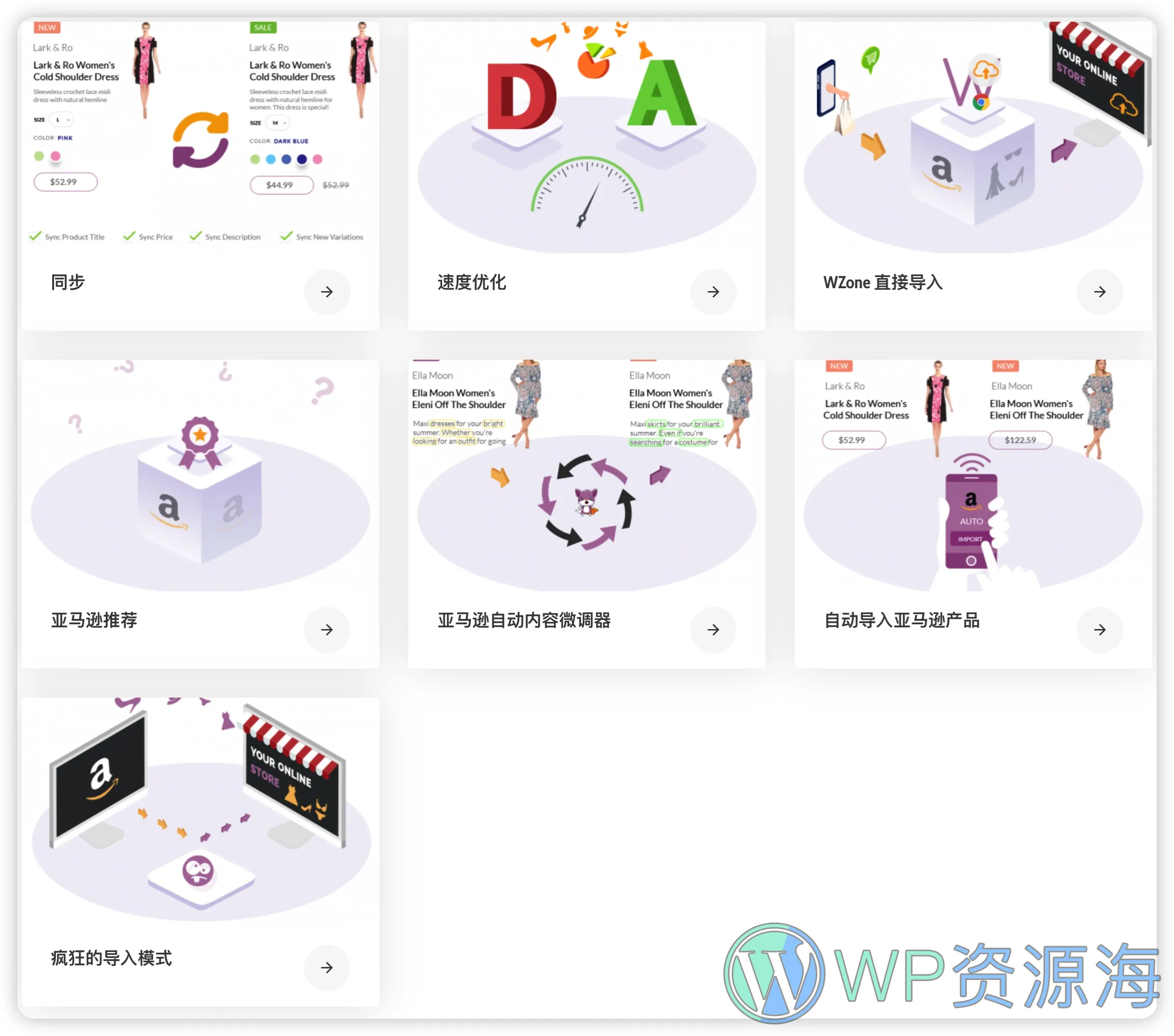 WooZone v14.0.10 亚马逊对接/同步/产品导入管理Woo扩展插件插图2-WordPress资源海