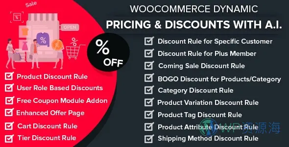 WooCommerce Dynamic Pricing & Discounts with AI-智能动态定价与折扣插件插图-WP资源海