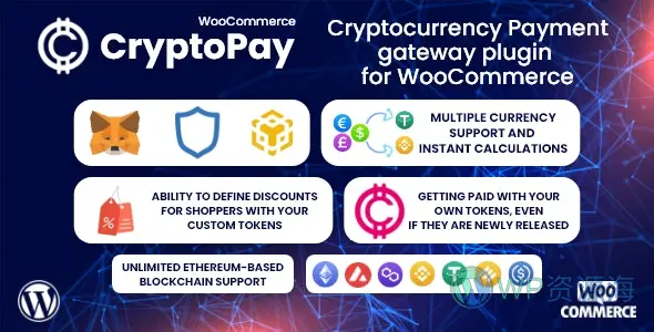 CryptoPay WooCommerce – 加密货币支付网关插件[更至v2.4.5]插图-WP资源海