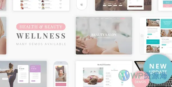 Beauty Wellness-美容院/按摩/健康理疗中心网站wordpress主题[更至v2.2]插图-WP资源海