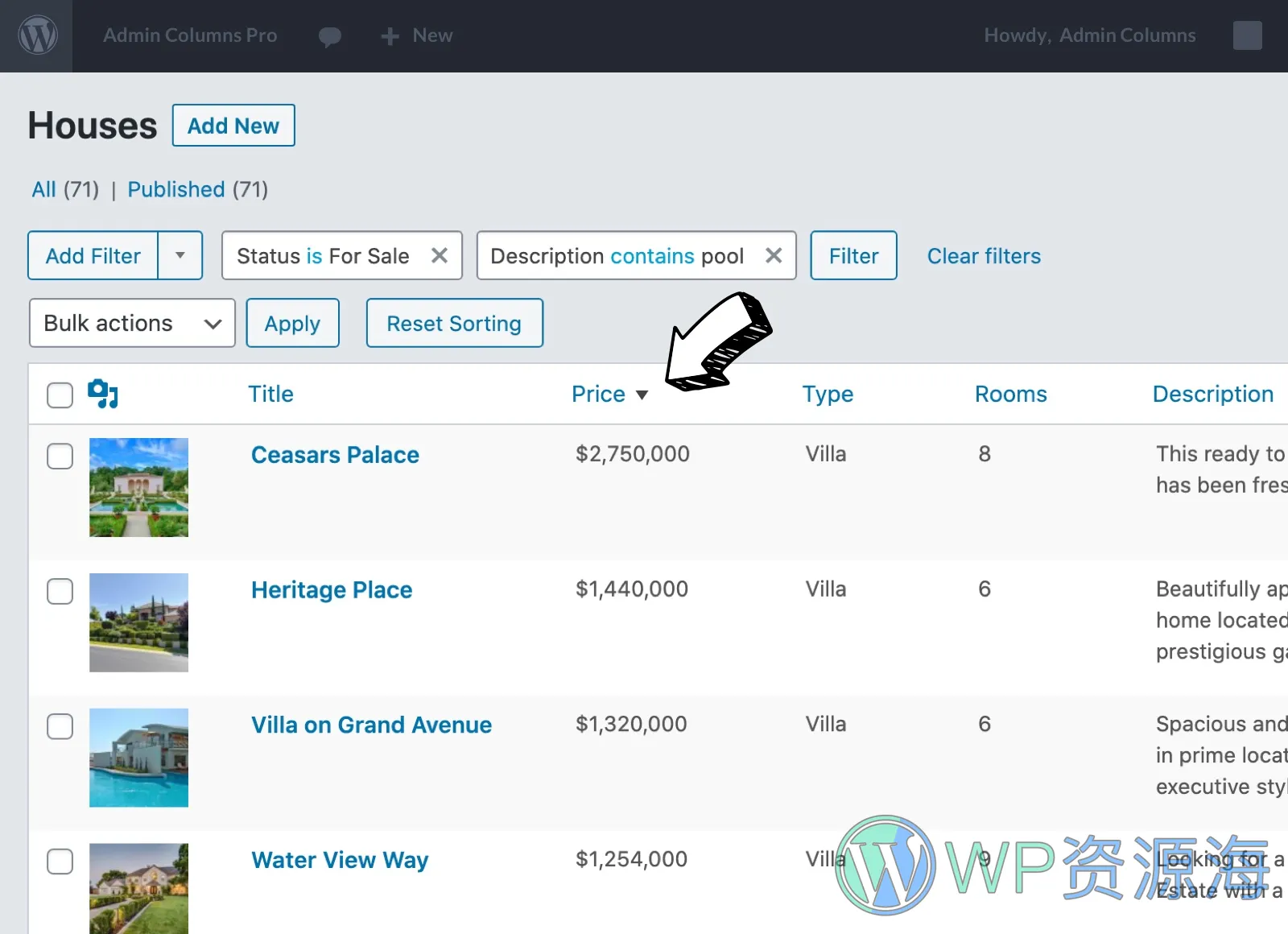【全扩展】Admin Columns Pro WP后台优化/条件筛选与搜索插件插图4-WP资源海 【全扩展】Admin Columns Pro WP后台优化/条件筛选与搜索插件插图4-WP资源海
