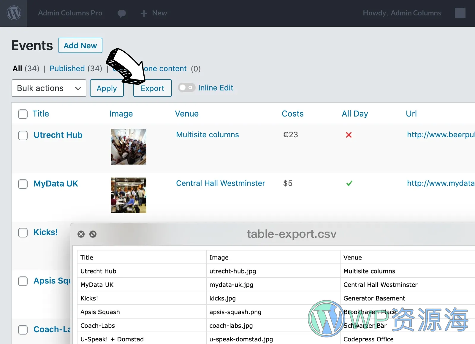 【全扩展】Admin Columns Pro WP后台优化/条件筛选与搜索插件插图5-WP资源海 【全扩展】Admin Columns Pro WP后台优化/条件筛选与搜索插件插图5-WP资源海