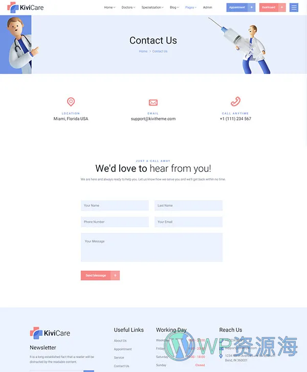 KiviCare-医疗诊所和患者管理WordPress主题[更至v2.2.2]插图16-WordPress资源海