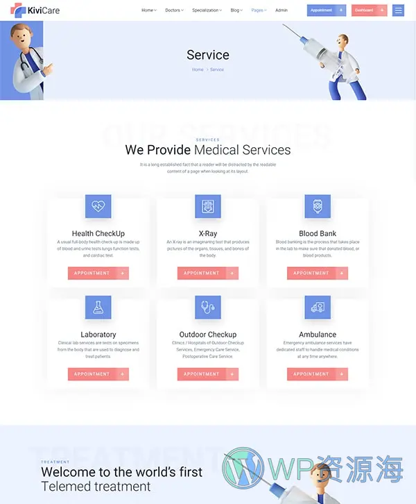 KiviCare-医疗诊所和患者管理WordPress主题[更至v2.2.2]插图15-WordPress资源海
