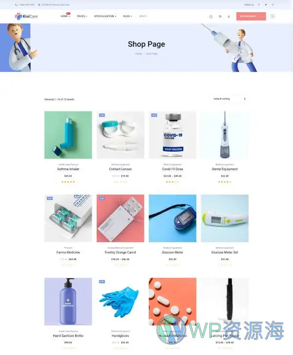 KiviCare-医疗诊所和患者管理WordPress主题插图19-WP资源海
