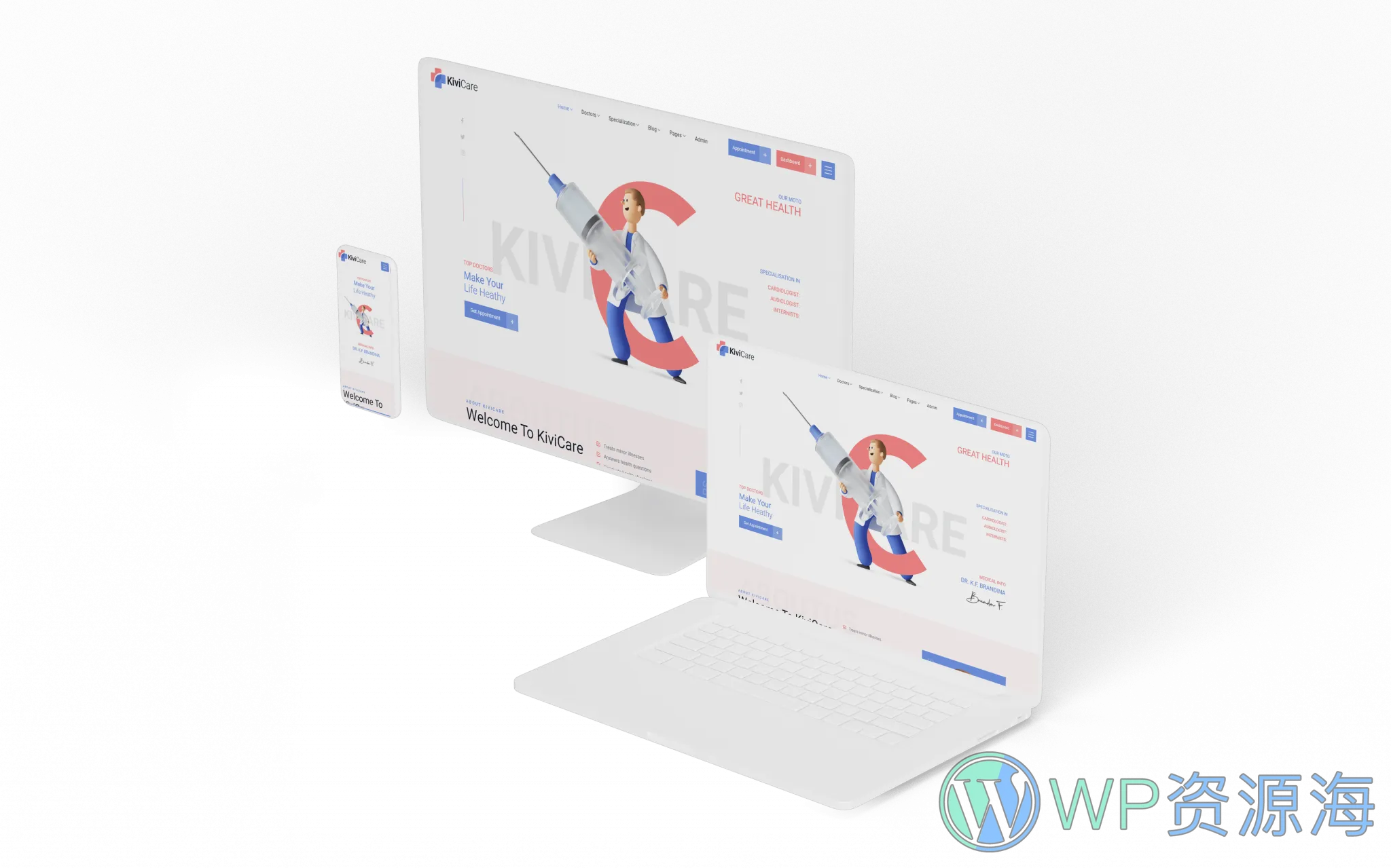 KiviCare-医疗诊所和患者管理WordPress主题插图24-WP资源海