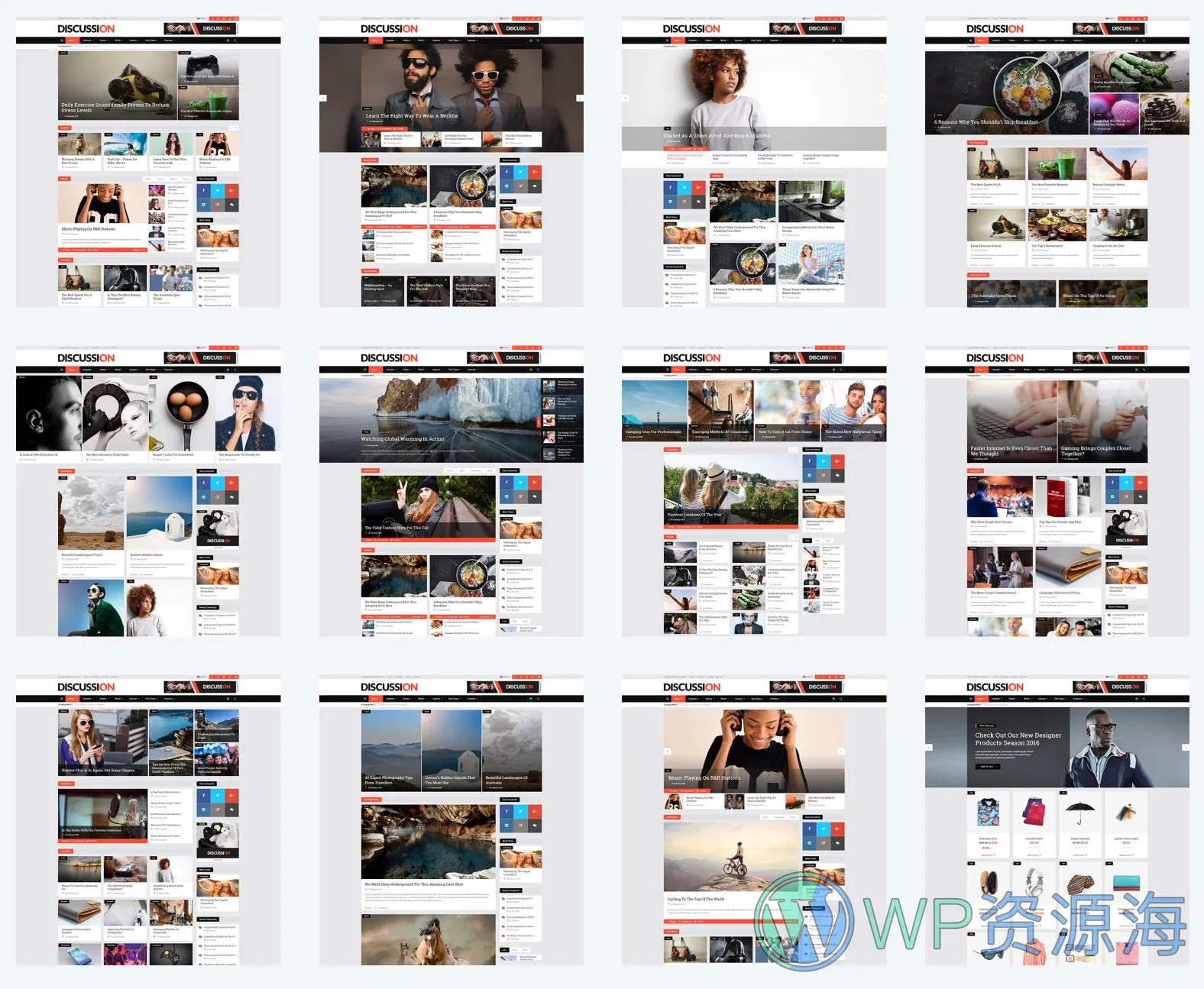 Discussion-简约风新闻杂志博客资讯WordPress主题[更至v2.1]插图2-WP资源海