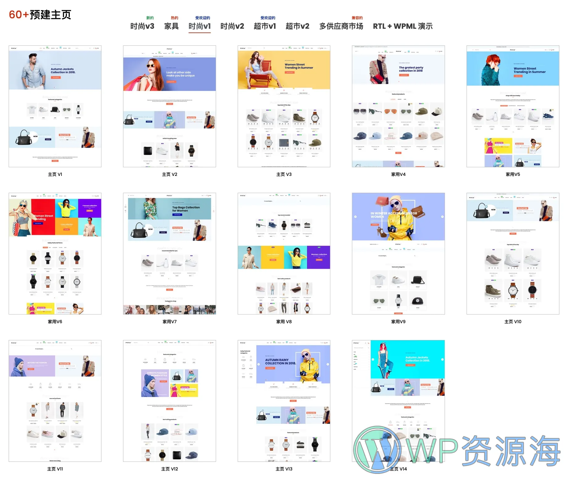 Puca-PC+移动端H5商城Woo+WordPress精品主题插图1-WP资源海