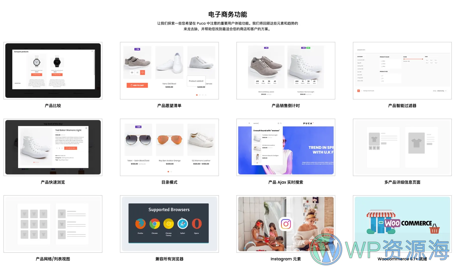 Puca-PC+移动端H5商城Woo+WordPress精品主题插图4-WP资源海