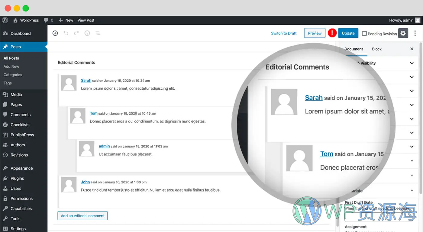 PublishPress Pro-内容定时发布管理与消息通知WordPress插件[更至v3.12.1]插图5-WP资源海