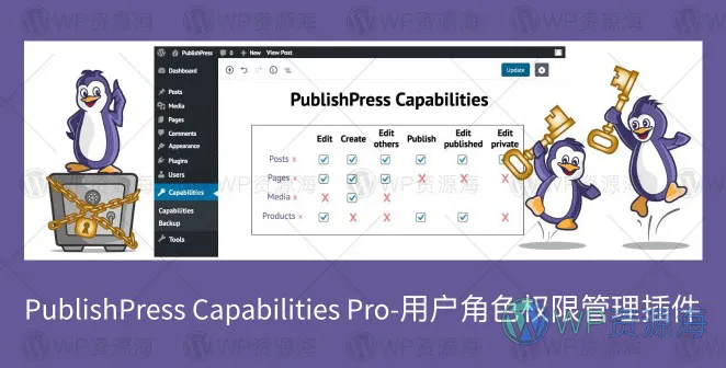 PublishPress Capabilities Pro-用户角色权限管理WordPress插件[更至v2.6.1]插图-WP资源海