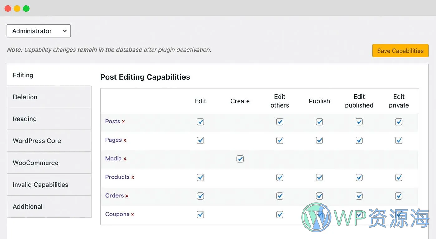 PublishPress Capabilities Pro-用户角色权限管理WordPress插件[更至v2.6.1]插图3-WP资源海