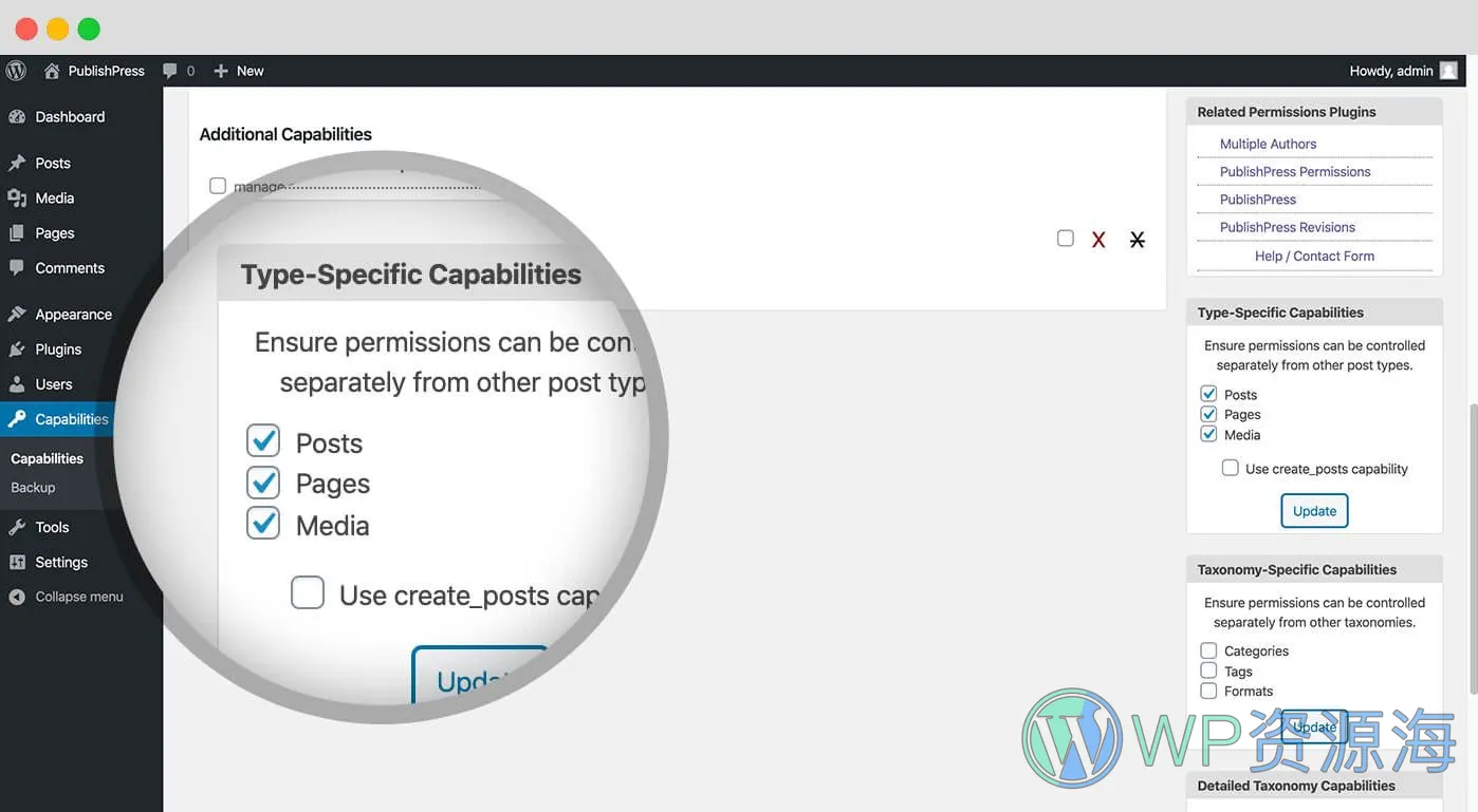 PublishPress Capabilities Pro-用户角色权限管理WordPress插件[更至v2.6.1]插图8-WordPress资源海