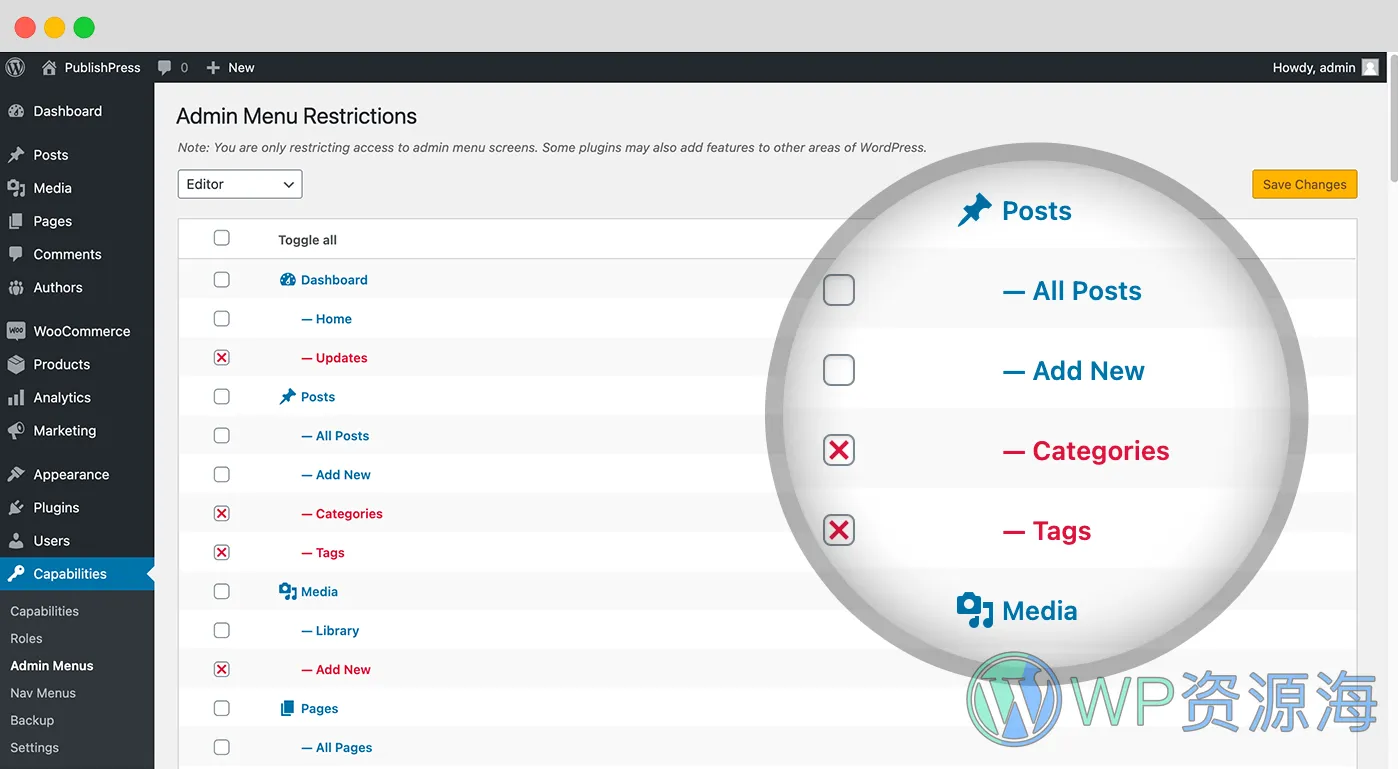 PublishPress Capabilities Pro-用户角色权限管理WordPress插件[更至v2.6.1]插图11-WP资源海