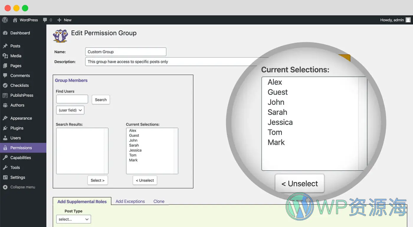 PublishPress Permissions Pro v4.0.18 高级权限管理WordPress插件插图4-WP资源海