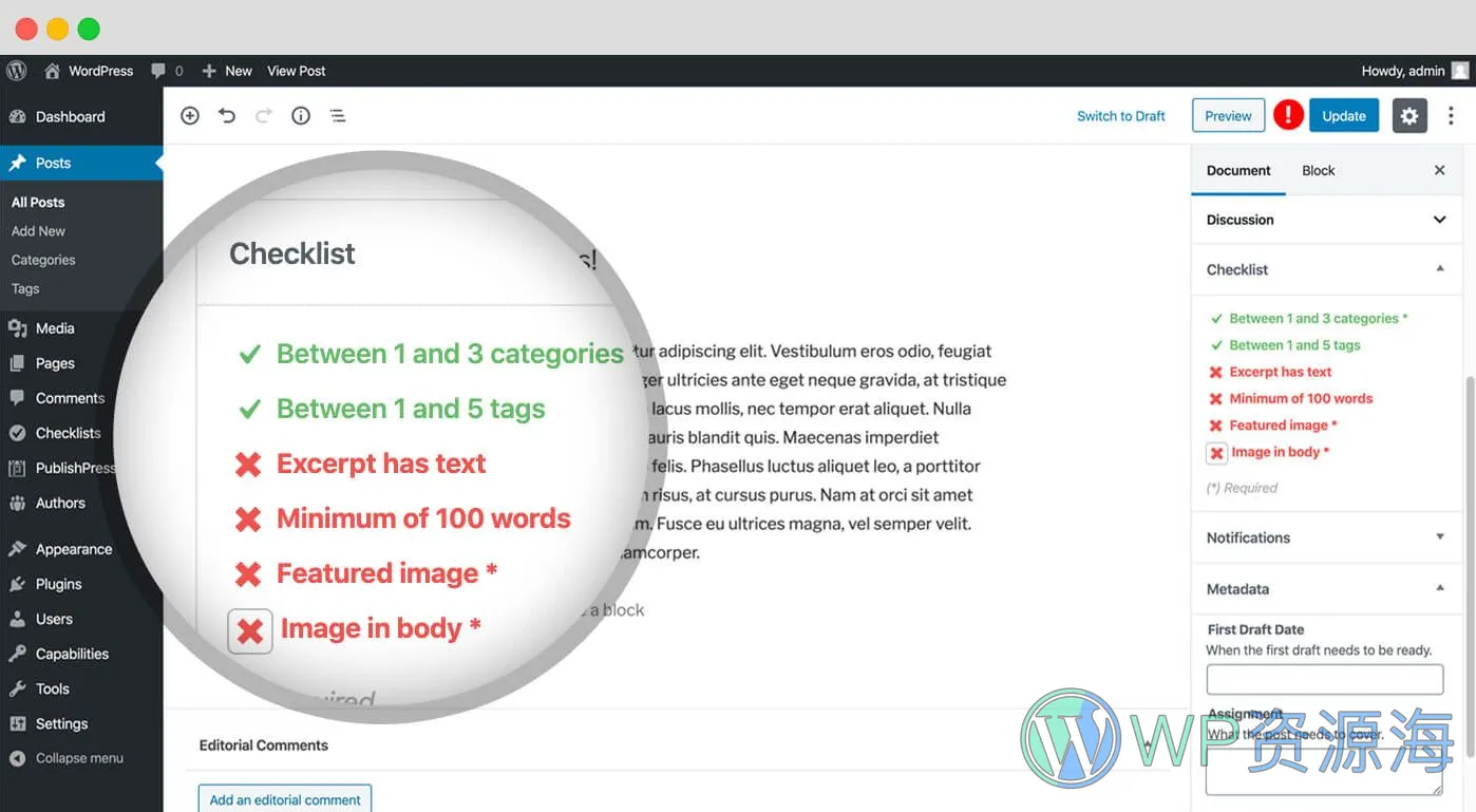 PublishPress Checklists Pro-创建商品列表待办事项等各种清单WordPress插件[更至v2.7.3]插图1-WP资源海