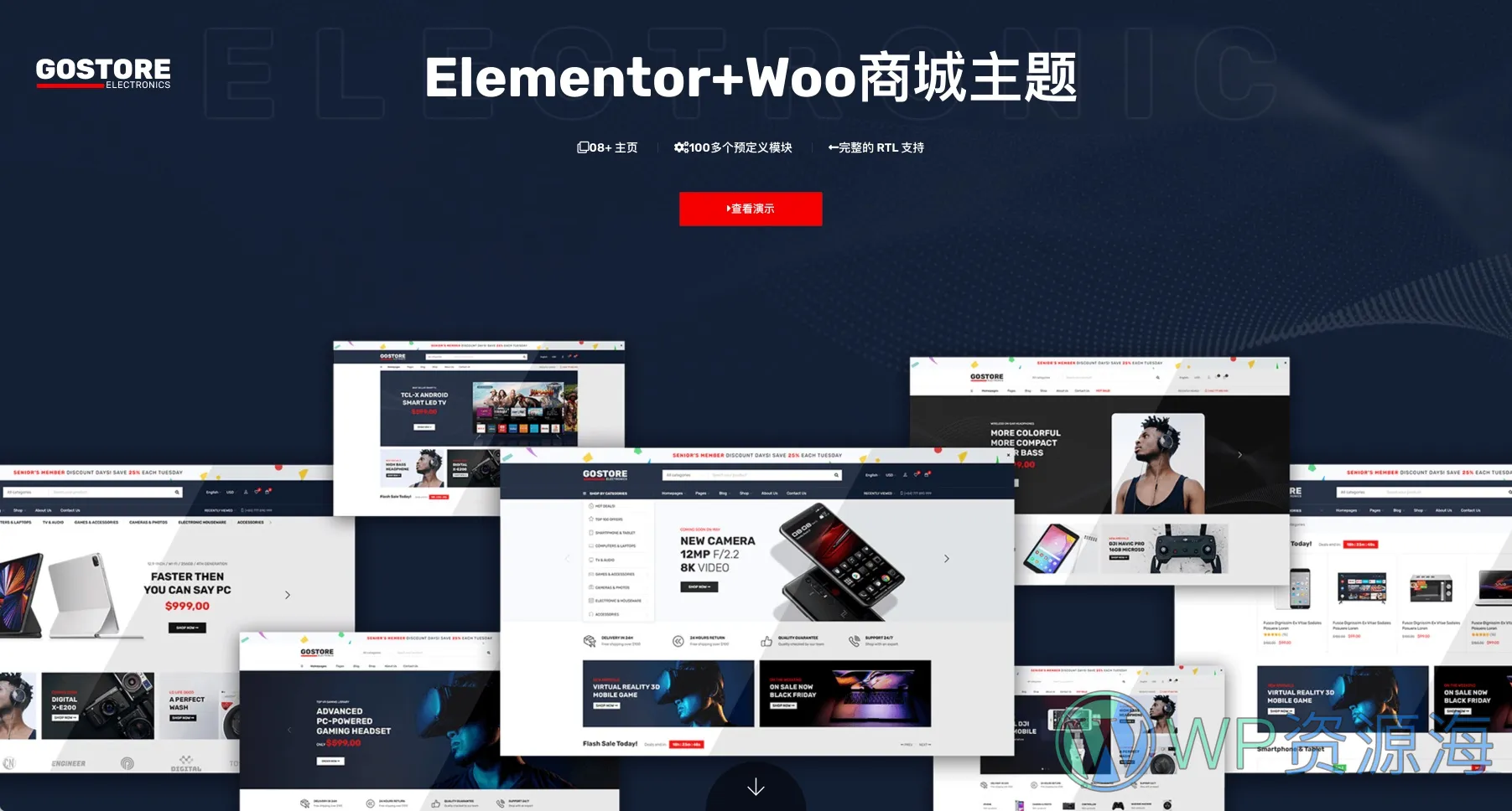 GoStore-电子产品在线商城WordPress热门主题[更至v1.3.4]插图-WordPress资源海