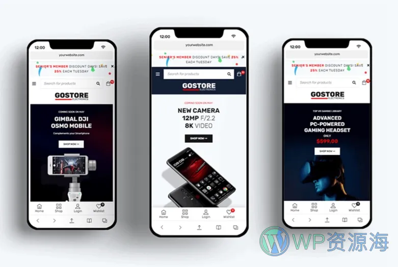 GoStore-电子产品在线商城WordPress热门主题[更至v1.3.2]插图4-WordPress资源海