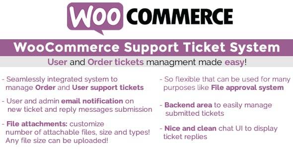 WooCommerce Support Ticket System-售后支持与工单系统WordPress插件[更至v16.5]
