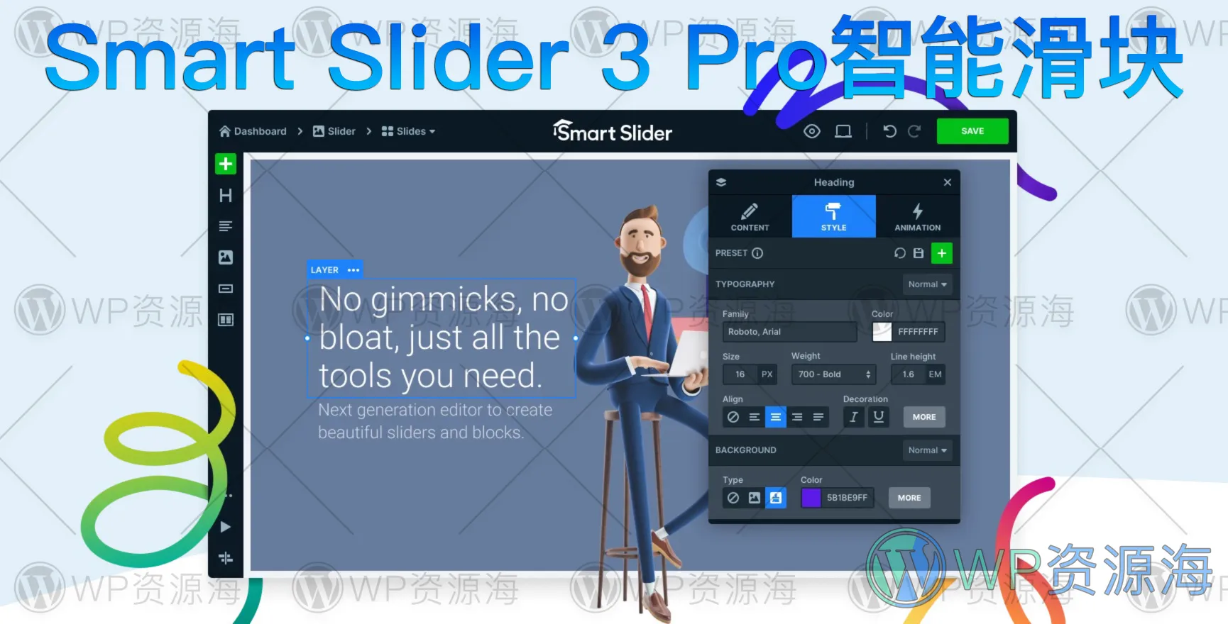 Smart Slider 3 Pro-高级轮播插件破解版+200多模版插图-WP资源海
