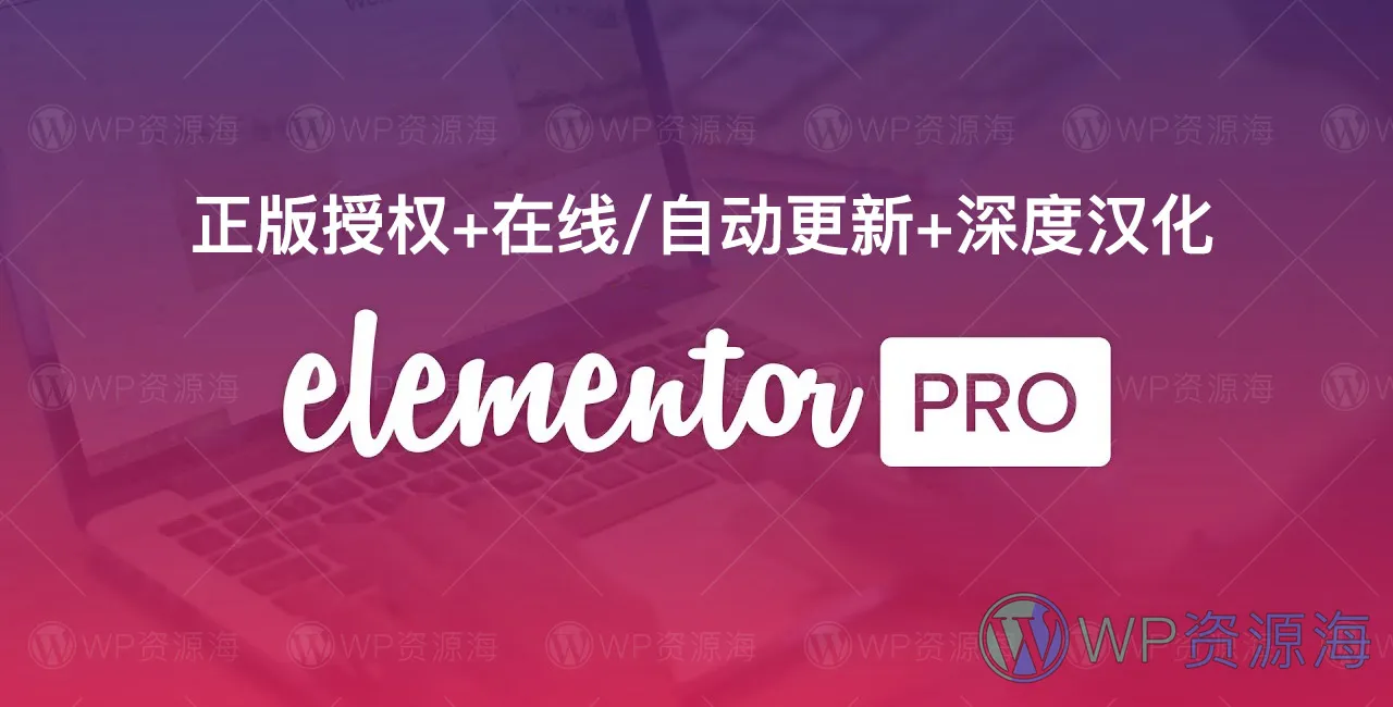 【正版授权】Elementor Pro 官方激活/支持在线更新/满血版插件插图-WP资源海 【正版授权】Elementor Pro 官方激活/支持在线更新/满血版插件插图-WP资源海