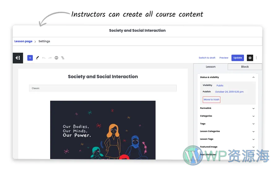 Instructor Role-LearnDash多教师角色管理扩展WordPress插件[更至v5.1.0]插图4-WP资源海