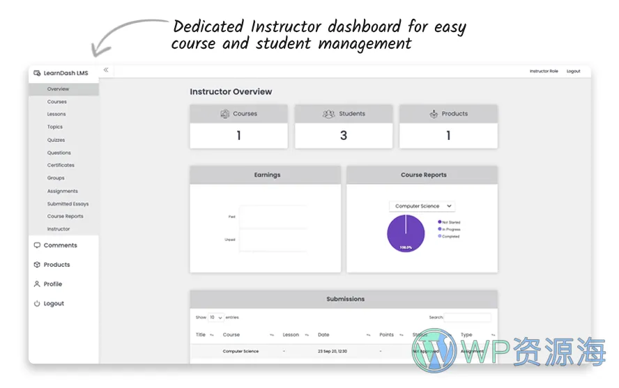 Instructor Role-LearnDash多教师角色管理扩展WordPress插件[更至v5.1.0]插图7-WordPress资源海