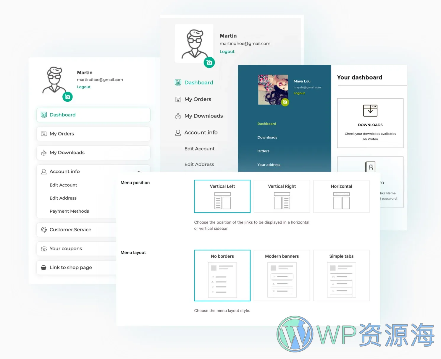 YITH WooCommerce Customize My Account Page-账户页面自定义插件插图2-WP资源海 YITH WooCommerce Customize My Account Page-账户页面自定义插件插图2-WP资源海