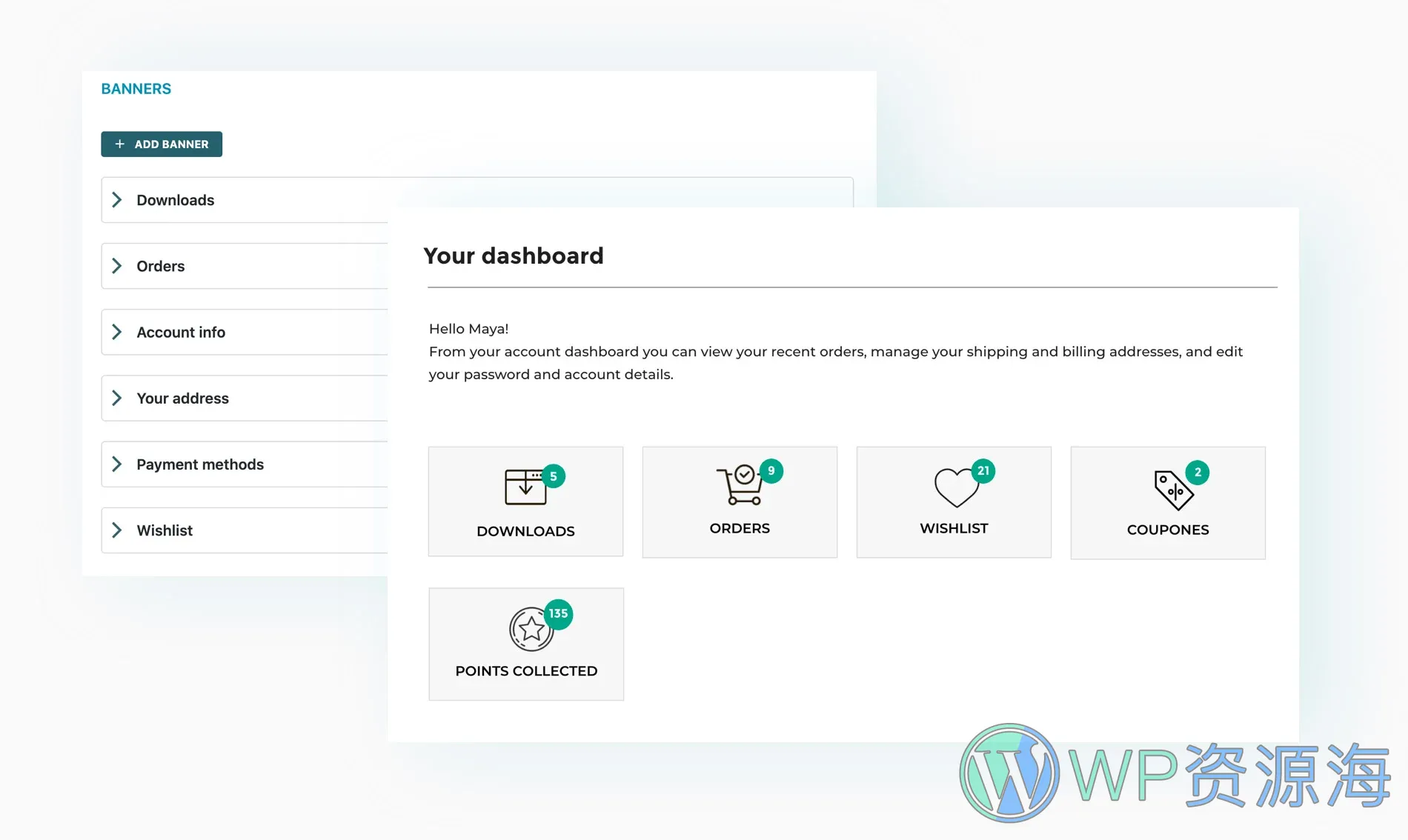 YITH WooCommerce Customize My Account Page-账户页面自定义插件插图6-WP资源海 YITH WooCommerce Customize My Account Page-账户页面自定义插件插图6-WP资源海