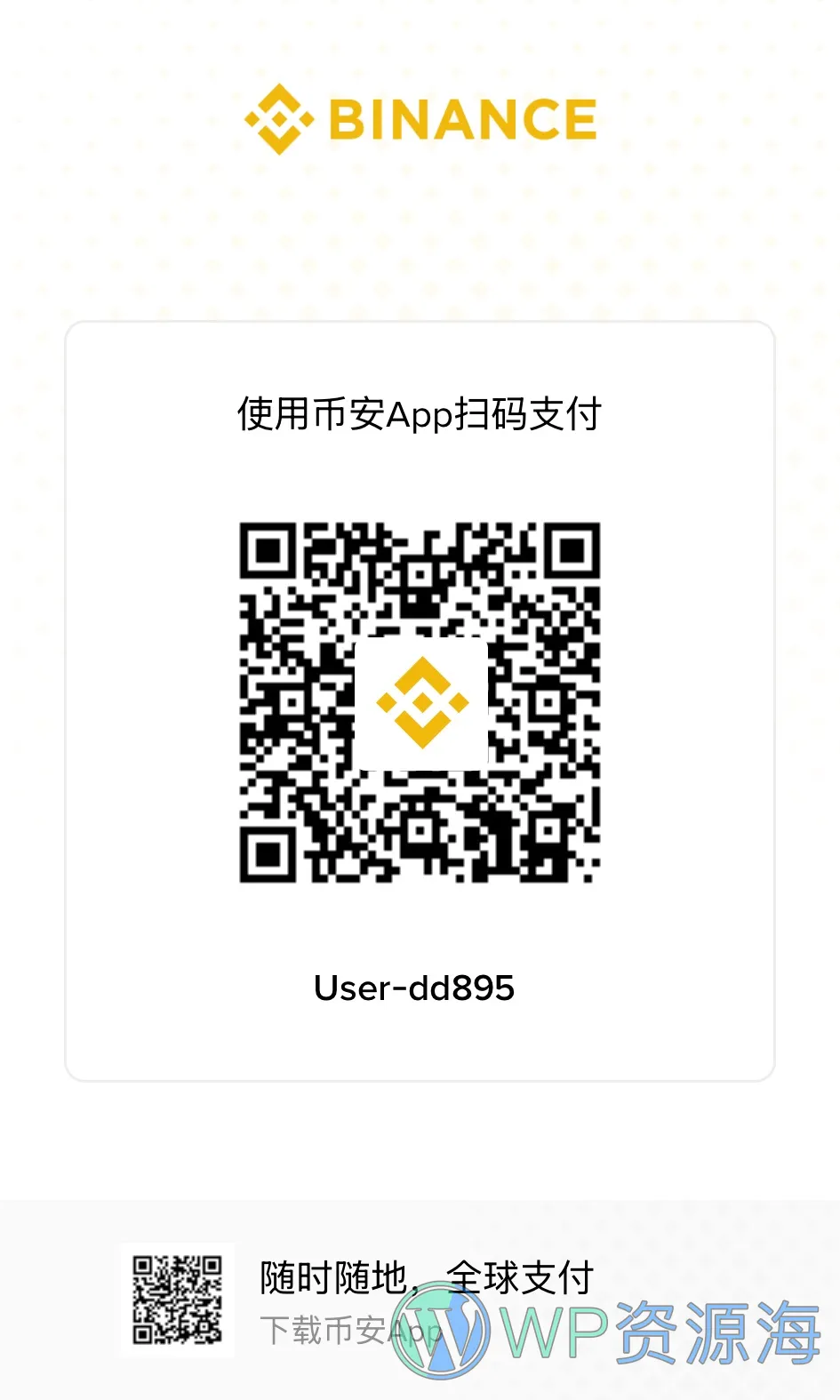 备用付款方式支持:微信支付/PayPal转账/USDT/QQ钱包/信用卡插图4-WP资源海