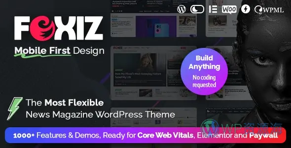 Foxiz 博客杂志新闻WordPress主题带夜间模式插图-WordPress资源海