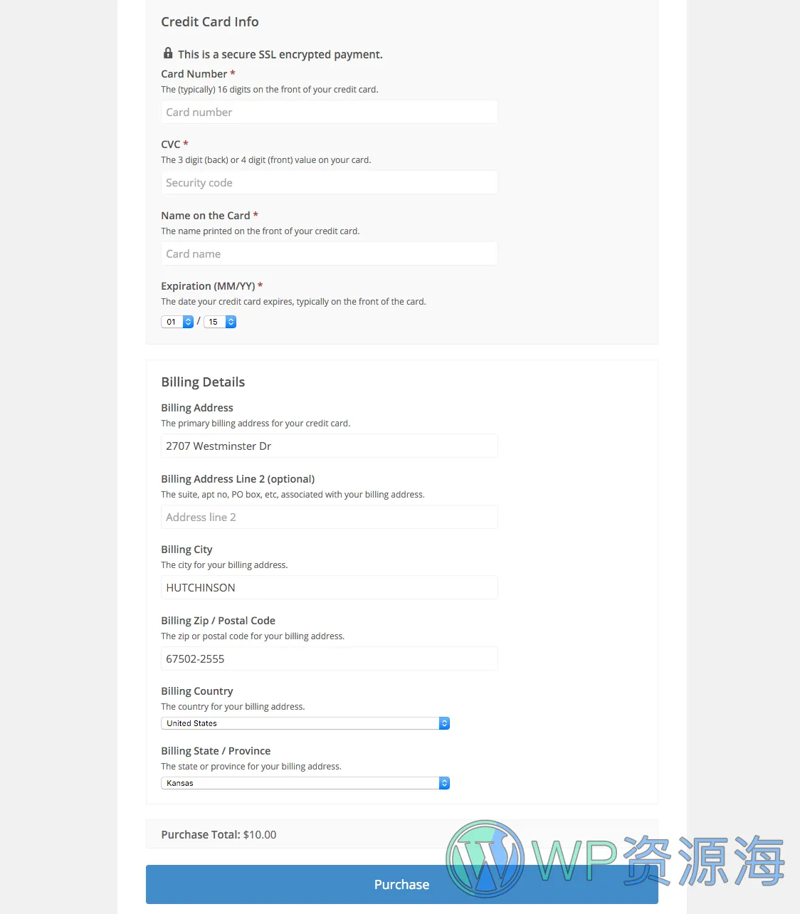 EDD PayPal Pro 和 Express支付网关[更至v1.4.7]插图3-WordPress资源海