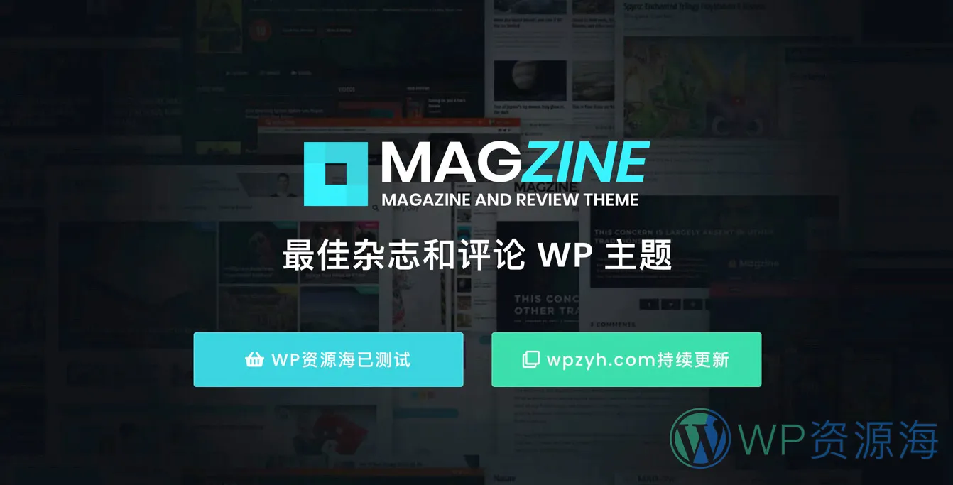 Magzine – 科技时尚博客杂志新闻WordPress主题[更至v2.3]插图-WP资源海