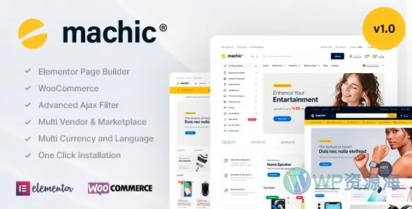 Machic-电子产品在线商城WordPress主题插图-WP资源海
