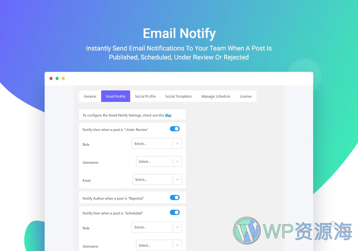 SchedulePress Pro-文章定时发布/自动社交分享WordPress插件插图4-WP资源海