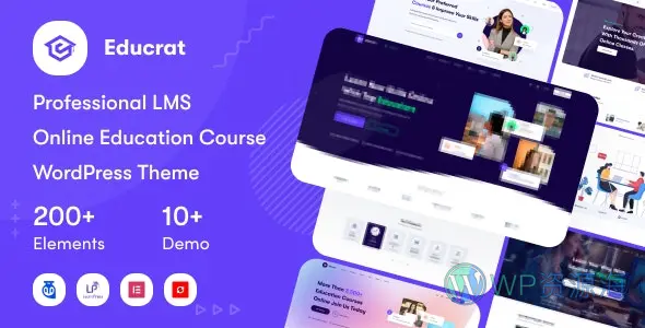 Educrat-在线课程教育培训 WordPress 主题插图-WP资源海 Educrat-在线课程教育培训 WordPress 主题插图-WP资源海