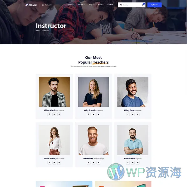 Educal v1.3.2 在线课程和教育WordPress主题插图13-WordPress资源海