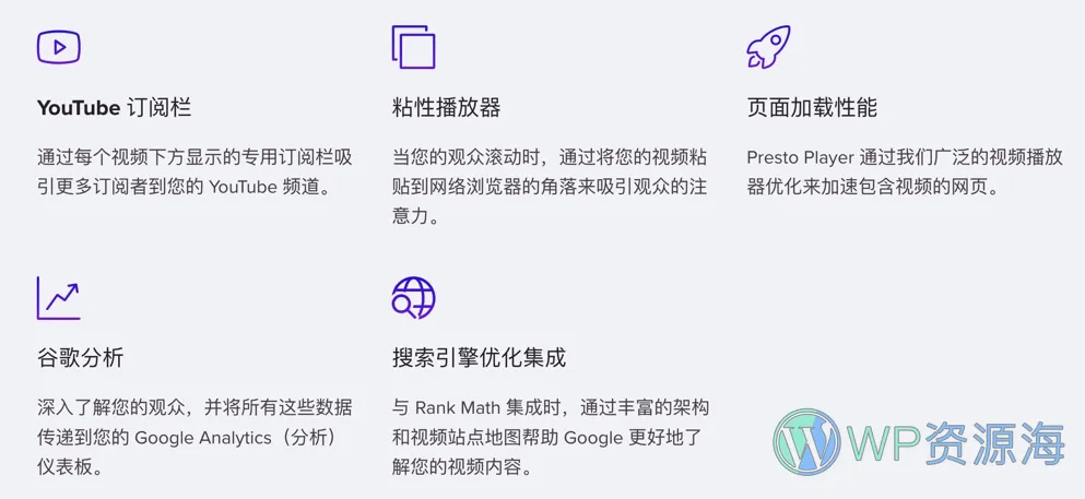 Presto Player Pro 终极音视频播放器WordPress插件插图9-WP资源海 Presto Player Pro 终极音视频播放器WordPress插件插图9-WP资源海