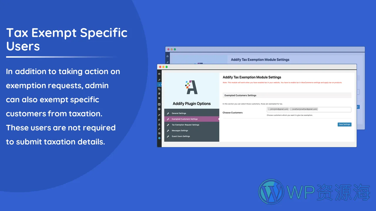 Tax Exempt for WooCommerce v1.5.7 WordPress免税插件插图4-WP资源海