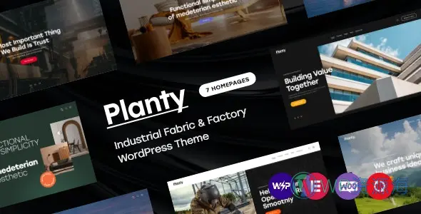 Planty v1.14 面料纺织布艺工厂WordPress主题插图-WordPress资源海