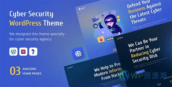 Cycure-网络安全服务WordPress主题[更至v1.0.1]插图-WP资源海