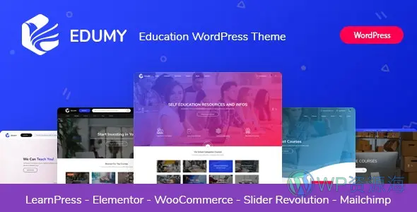 Edumy-网络教育LMS在线课程WordPress主题[更至v1.2.25]插图-WP资源海