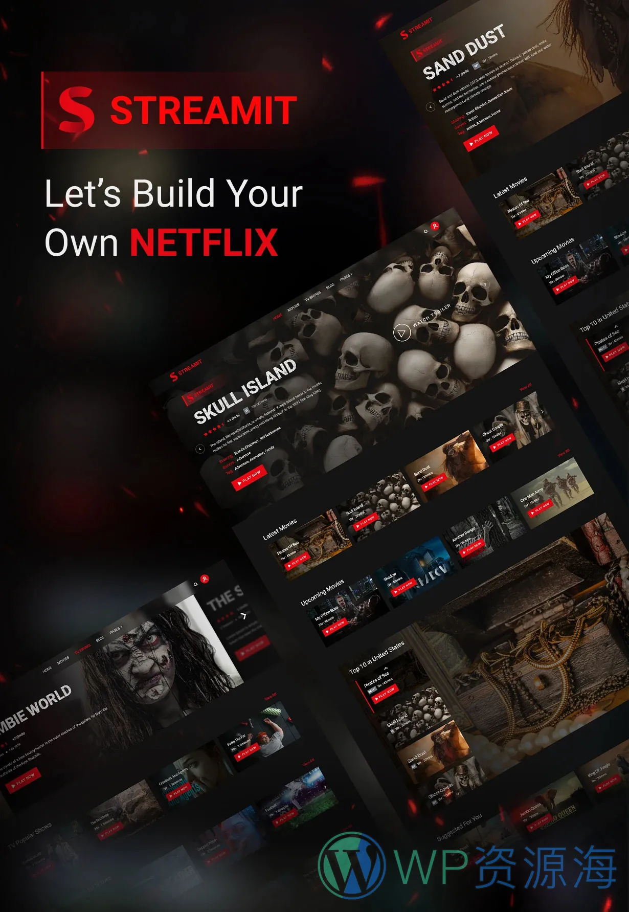 Streamit-电影视频网站模板WordPress炫酷主题[更至v3.4.5]插图2-WordPress资源海